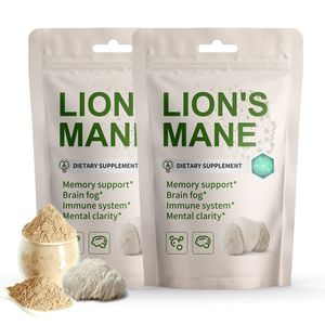 Health Quality Natural Medicinal Mushroom Powder Organic Lions Mane Mushroom Extract Bag Free Sample