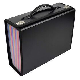 Custom Portable Accordion A4 Expandable Hanging File Folder Color Document Bag File Organizer