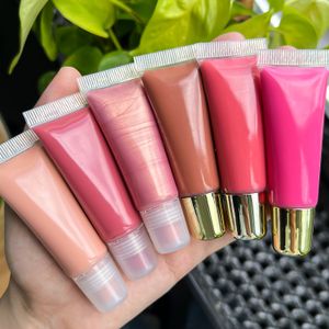 Private Label Lipgloss Wholesale Vegan Cruelty Free High Quality Pink Shimmer Glossy Custom Logo Lipgloss