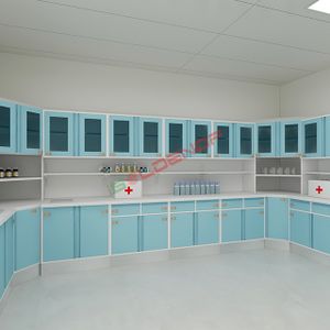 Vertical Stainless Steel Medical Cabinet 3 Buckets 2 Doors Tool Storage Instrument Display Private Hospitals Clinics Metal