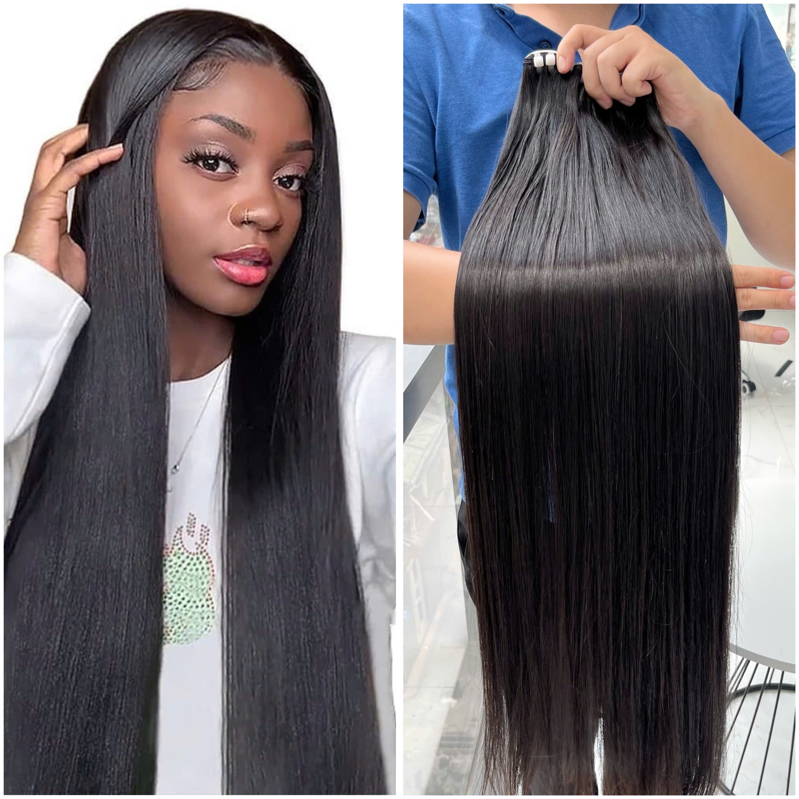 BEAUTIFUL HAIR VIET NAM COMPANY LIMITED Luxurious Bone Straight Registered Factory Glueless Wigs Human Hair Wigs, Human Hair Lace Front, Natural Hair Extensions