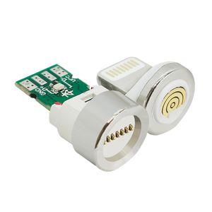 Precision Molding Vertical straight Male 2pin 4pin usb connector waterproof 5V3A type c connectors magnetic connector