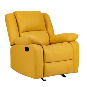 Wholesale Pu Leather One Seat Single Sofa Chair Manual Glider Swivel Recliner