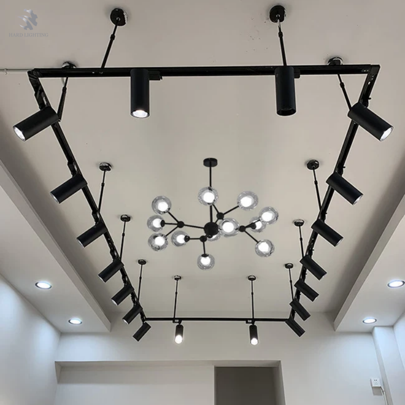 Intelligent New 35 Series Ultra-thin Surface Mount Magnetic Track Light Home Commercial Magnetic Spotlights