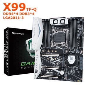 HUANANZHI x99 motherboard TF-Q LGA2011-3 E5 V3 V4 CPU with dual M.2 NVME slot support both DDR3 and DDR4