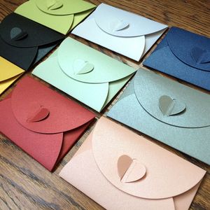 Manufacturer wholesale love button pearl paper envelope romantic love letter wedding party invitation letter business envelope