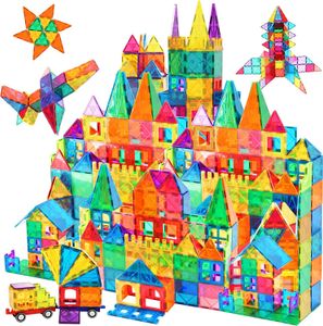 kids 100 pcs educational 3D magnetic toy magnetic building block tiles set magnetic tiles