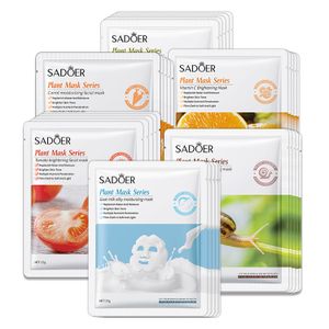 Private label SADOER organic skin care Moisturizer snail vitamins milk facial mask