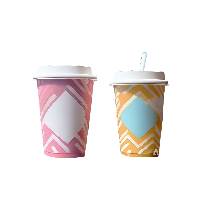 Double Wall Paper Cup For Hot Drink 8oz 10oz 12oz 16oz 22oz custom logo coffee paper cup