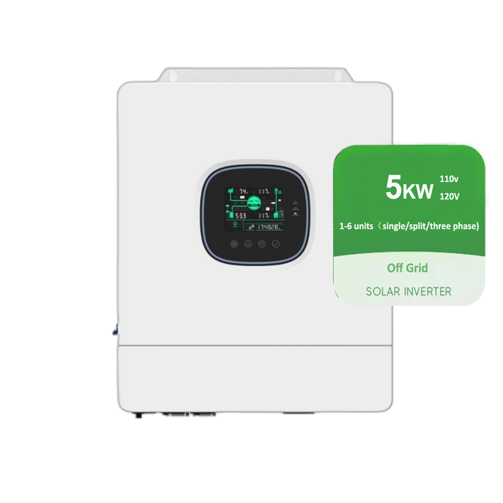 SRNE 5kw 110V 120V single phase solar inverter SYP 5K-U parallel to split phase three phase off grid solar system US market