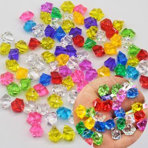 Hongzhi Bulk Gems Diamonds Acrylic Ice Rocks Crushed Fake Crystal Plastic Vase Rocks Centerpiece For Vase Fillers Table Scatter