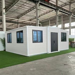 Modular Prefabricated Steel Container House Fast Build Folding Construction for Villa Use Expandable Prefab Home