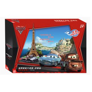 3D Puzzle Custom Jigsaw Puzzle for Children EPS cartoon car pattern puzzle for kid
