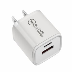 Factory Mobile Phone  EU Plug PD 20W Fast Charging Power Supplier Wall Charger