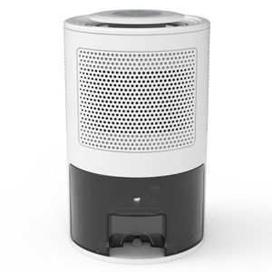 Happy life household dehumidifier with 7 color LED light and timer switch silent dehumidifier for office and desktop