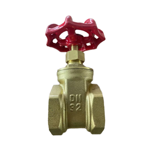 China Manufacture screw thread ends PN16 Brass gate valve