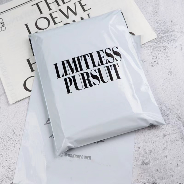 Wholesale QR Printed Shipping Mail Mailers Mailing Bags Eco-Friendly Plastic Envelope Pink White Poly Mailer Custom Logo