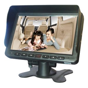 7 inch Bus Monitor AHD Recording DVR 4 Channel Vehicle Aonitor Quad Image Monitor For TRUCK RV BUS
