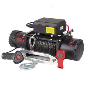 12v24vDC 13500lbs electric car winch high speed steel cable 4x4 electric winch waterproof ip67 4WD offroad truck winch