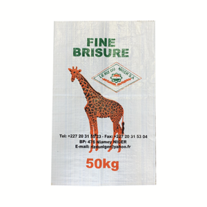 PP woven bag Export African packing vegetable 100kg Colorful striped woven bag for packing vegetables