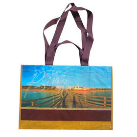 Factory Recycled PET Shopping bag Eco-Friendly Promotional Tote Bag Customized Fashion Gift bag Big capacity Grocery bag