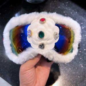 Flower And Fur Anti Fog Winter Sports Ski Snowboarding Goggles Men Women Youth Optically Skilled Optical Snowmobile Sun Glasses