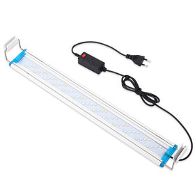 Ultra Thin Aquarium Light Fish Tank Bracket Lamp Three Color Adjustable Aquatic Plant Landscaping Lights For Aquarium Decoration
