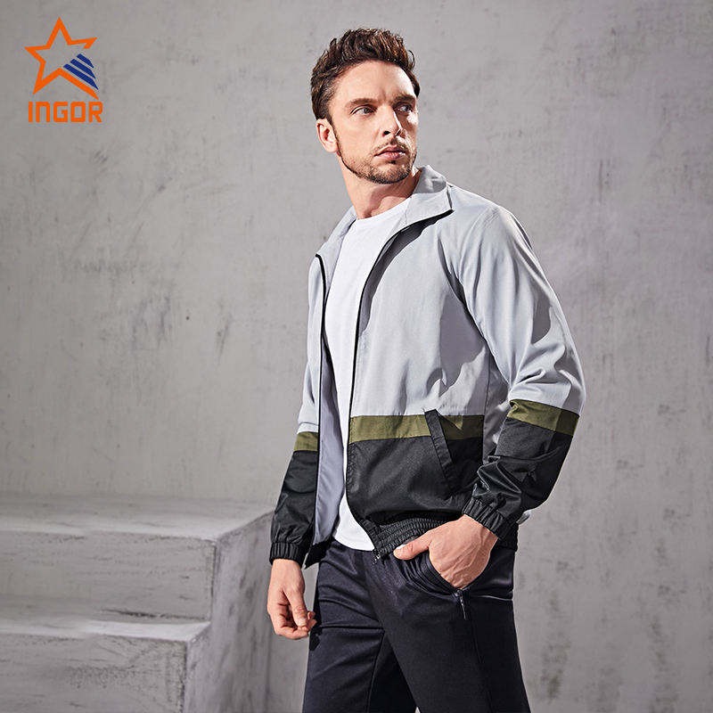 Ingor Custom New Trending Mens Sportswear Plus Size Men'S Windbreaker Varsity Jackets