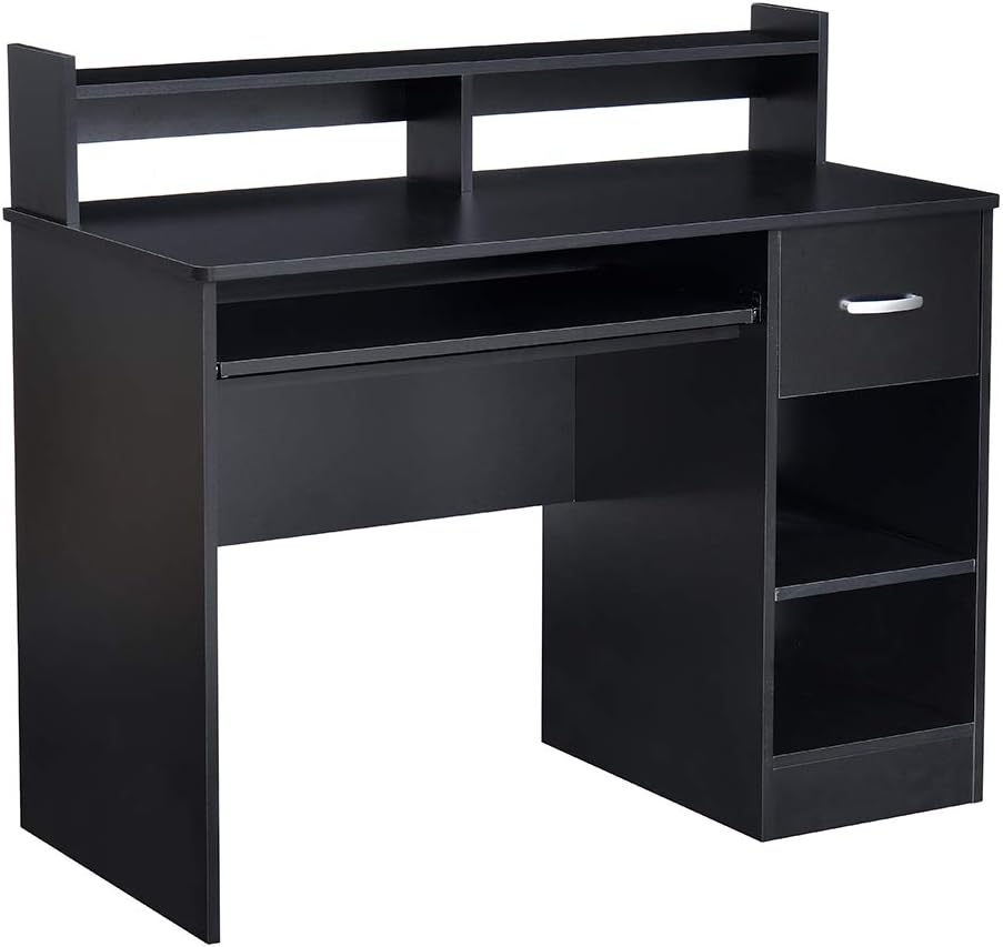 computer desk portable with drawers mounted lab for two person gaming pc creative  home  small moveable