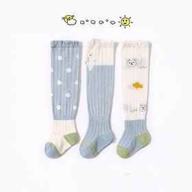 Wholesale Toddlers Shoes Girl Boy Baby Sock Knit Cute Floor Baby Socks Custom Anti Slip New Born Organic Cotton Kids