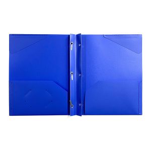 Clear Front Pocket 3 Prongs Heavy Duty Plastic Accordion Document with Card Slot Tadpole Folders for Students Office Class Home