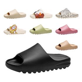 2021 Custom New Unisex Summer Sandals Men Flat Slide Shoes Women Slip On Eva Indoor Beach Slippers Men