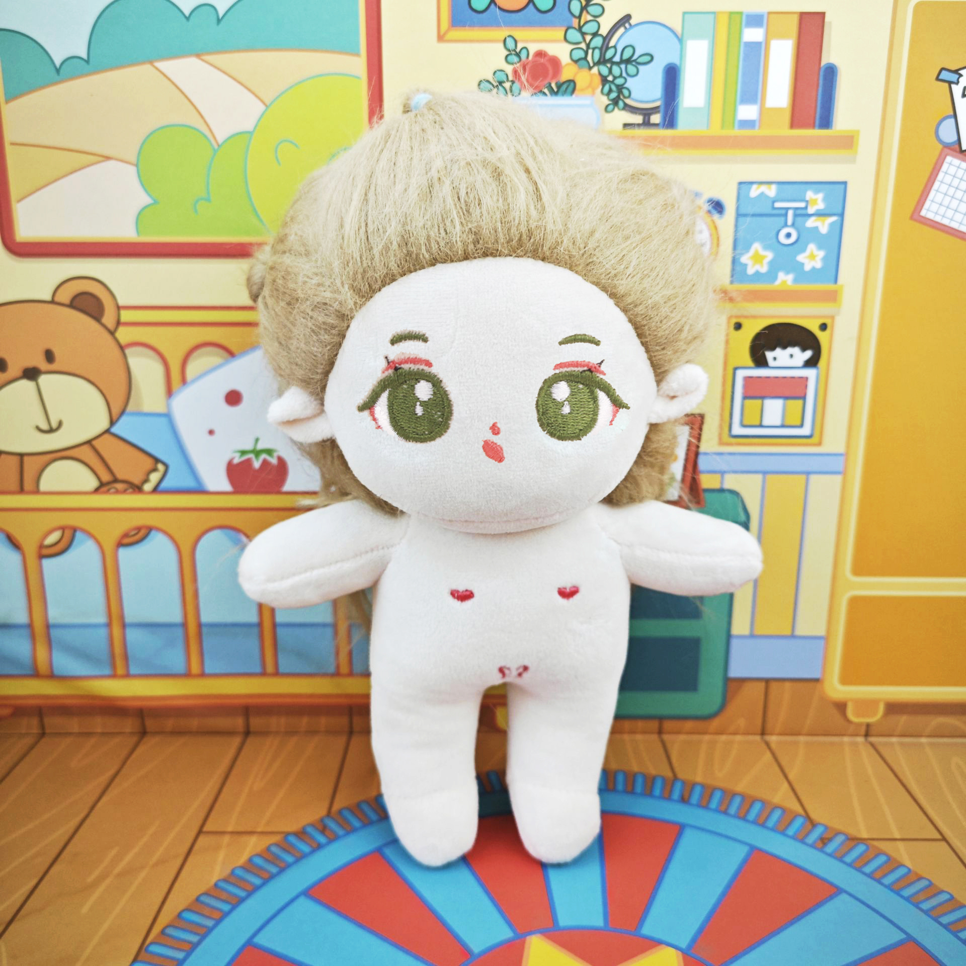 Yiwu Miss You Craft Co., Ltd. New Cotton Doll, Cute Bow Little Girl Dress Up Doll Dress Up Hairstyle Doll