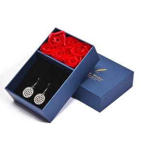 Print Factory Rigid Cardboard Wholesale Luxury Custom Valentine's Day Gift Packaging Jewelry and Flower Bouquet Gift Box