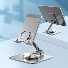 Phone Tablet Stand Holder Desk Adjustable Aluminum Rotatable Stand Holder Dock Home Office for iPad/galaxy tab