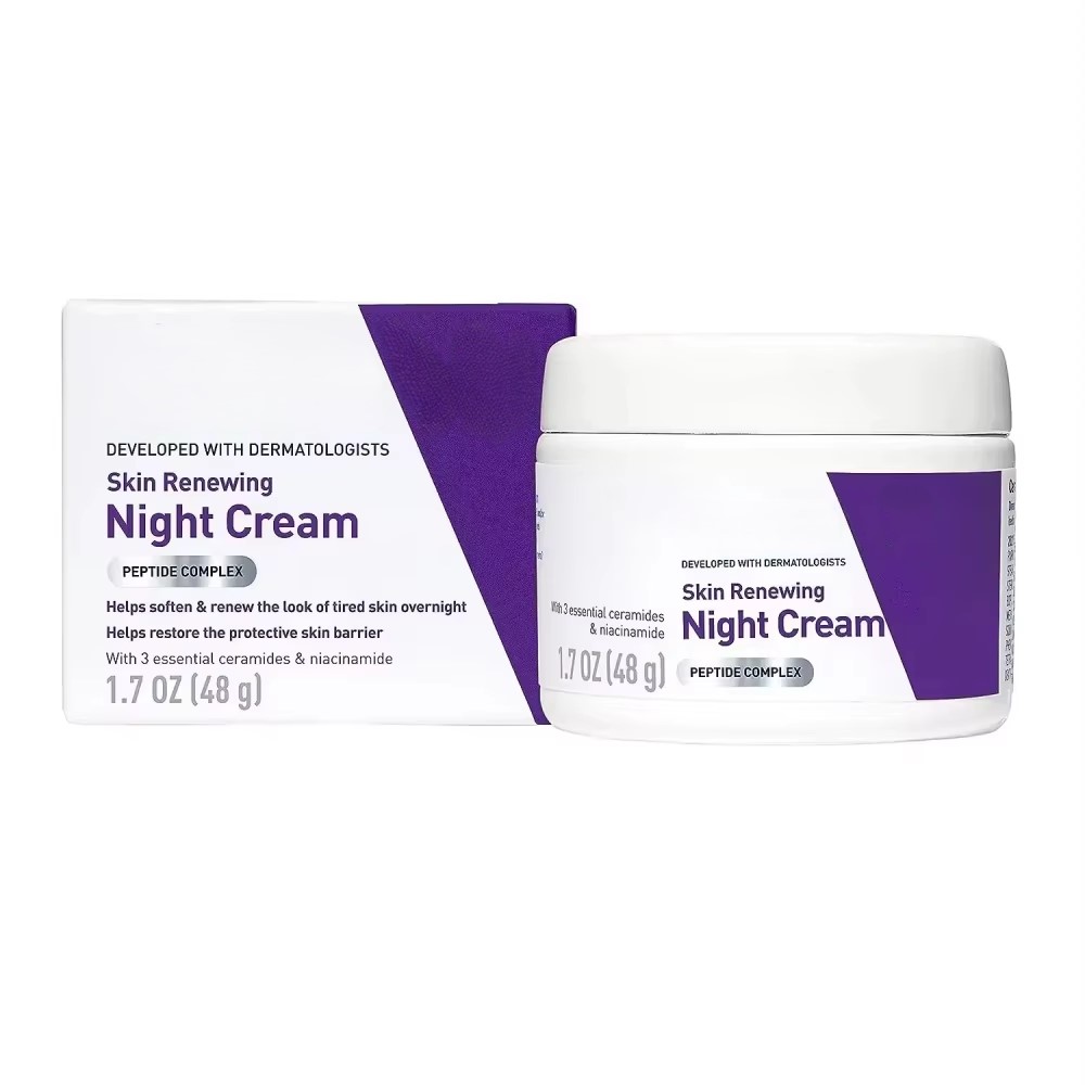 Shenzhen Meiyunyi Trading Co., Ltd. Cera 48g/1.7oz Niacinamide Peptide Complex Night Cream | New Version | Skin Renewing & Hydrating Formula