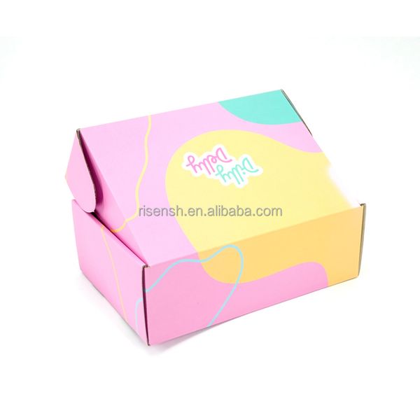 Custom Size Logo Printed Rigid Shipping Boxes Hat Shoes Packaging Black Shipping Mailing Boxes Corrugated Cardboard Boxes