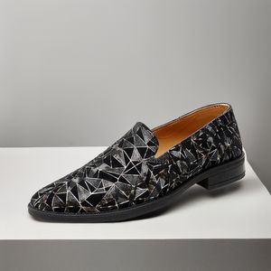 MD-113 Men's real cowhide dress shoes Fashion Loafers non-slip functional casual PU insole winter summer wedding