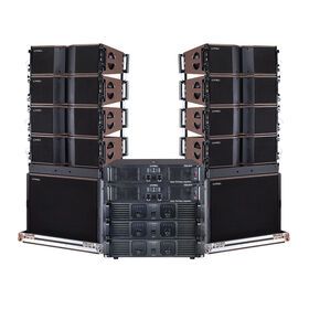 Outdoor high performance pa system professional 100W 200W 600W 8 inch speakers line array