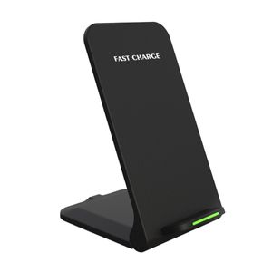Portable 15W Foldable Vertical Wireless Charger Fast Charging Stand for iPhone and Android Mobile Phones