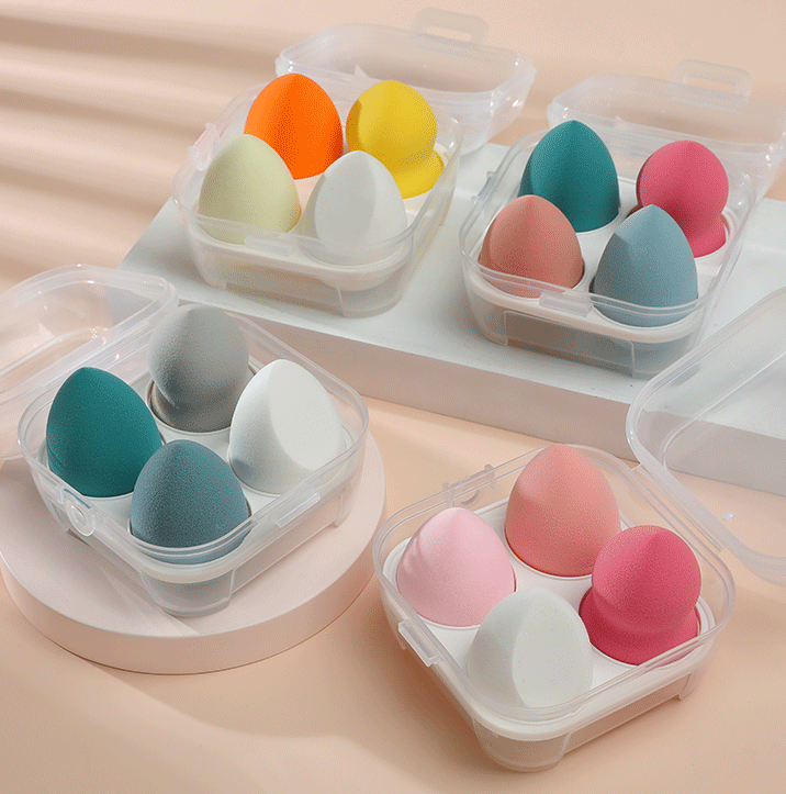 Hot Sale 40*60mm Non-Latex Beauty Egg for Makeup Tools Wet and Dry