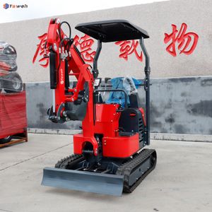 Yaweh New 2.0 ton operating weight digger excav mini crawler excavator earth-moving machinery mini excavator for sale with Cab