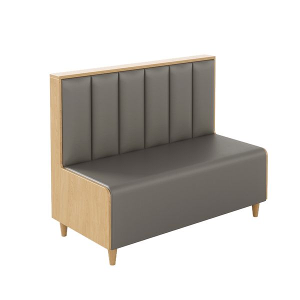 Restaurant Furniture Dining Seating Booth Sets Customized Fast Food Restaurant Booth wood frame dining Chair and table set