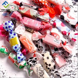 Factory price  Candy kink paper  candy packing base paper 30g/40g/50g Jumbo rolls Customizable size