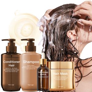 Natural Argan Oil Hair Shampoo Lightness Shampoo Repairing Nourishing Damaged Hair Shampoo and Conditioner