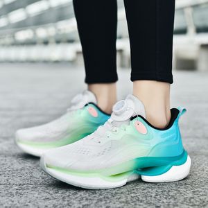 Rotating buckle four seasons couple glow-in-the-dark running shoes sneakers Low top mesh night running shoes