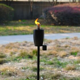 115 CM Garden Stainless steel Tiki Oil torch for LawnPopular