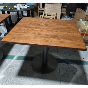 Hendry Coffee table solid ash wood dining table top customization OEM ODM Restaurant table