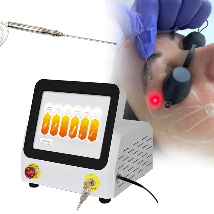 Baoding Te'anzhou Electronic Technology Co., Ltd. Triangel Laseev Lipolaser 980 liposuction lipolaser slimming laser Endofiber 1470nm diode laser machine for the body