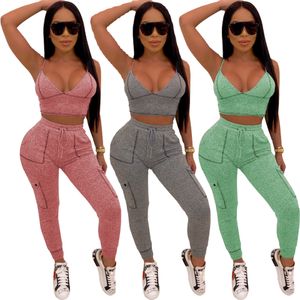 Wholesale Custom Baggy Womens Joggers Flared Sweatpants Pocket Autumn Cotton Draw Strings Fleece Flare Sweatpants Winter Sports
